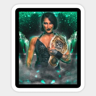 Rhea Ripley - Green Mania Sticker